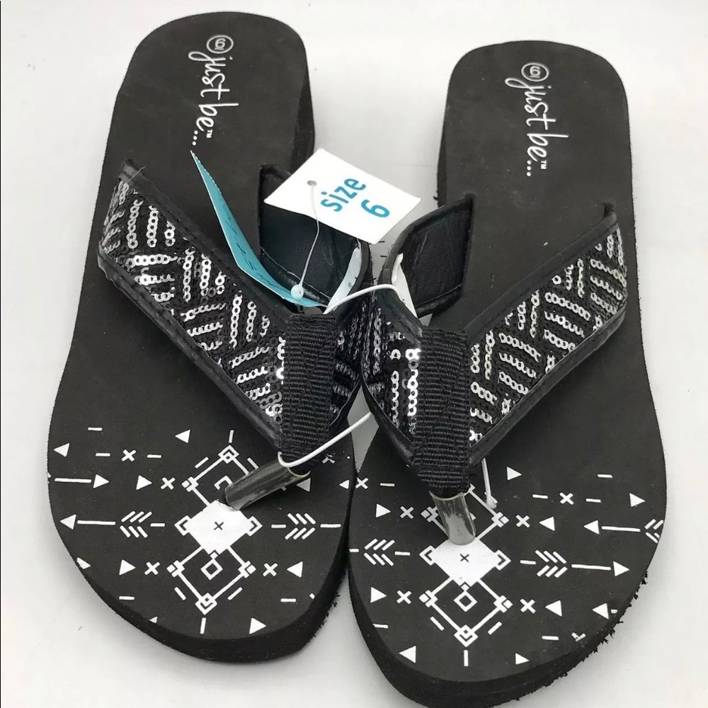 Women’s foam wedge flip-flops sandals